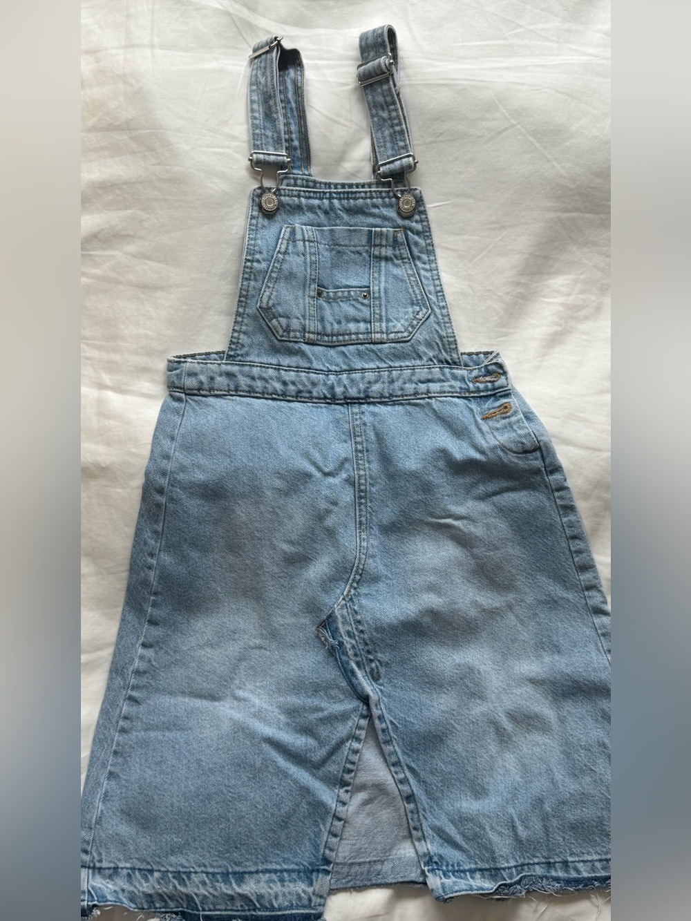 Light Blue Denim Overalls dress Jeans size 10